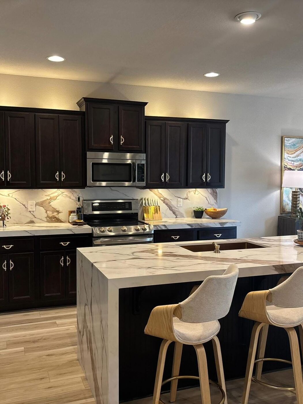 Recent Island Granite kitchen installation