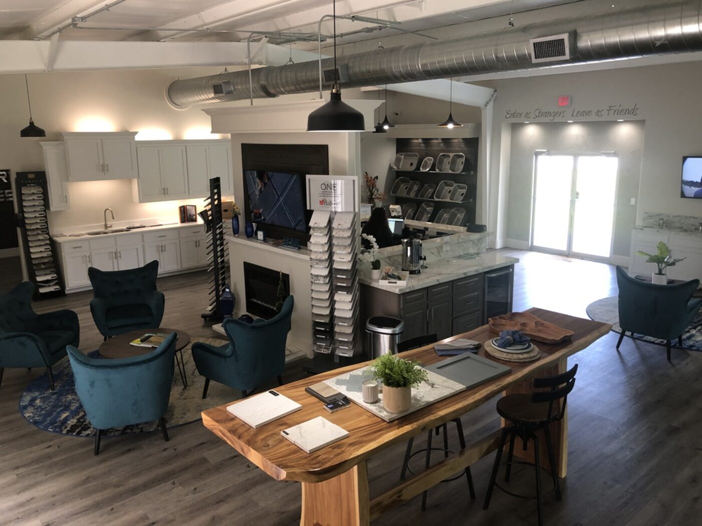 The Island Granite showroom floor in Foley, Alabama