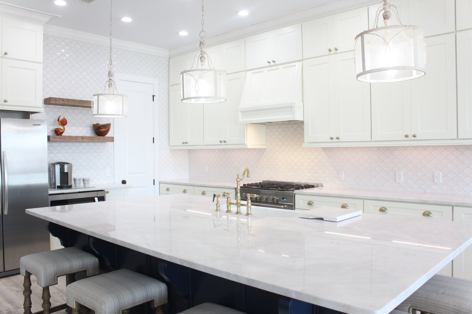 One of our own kitchens, used to preview stone colours